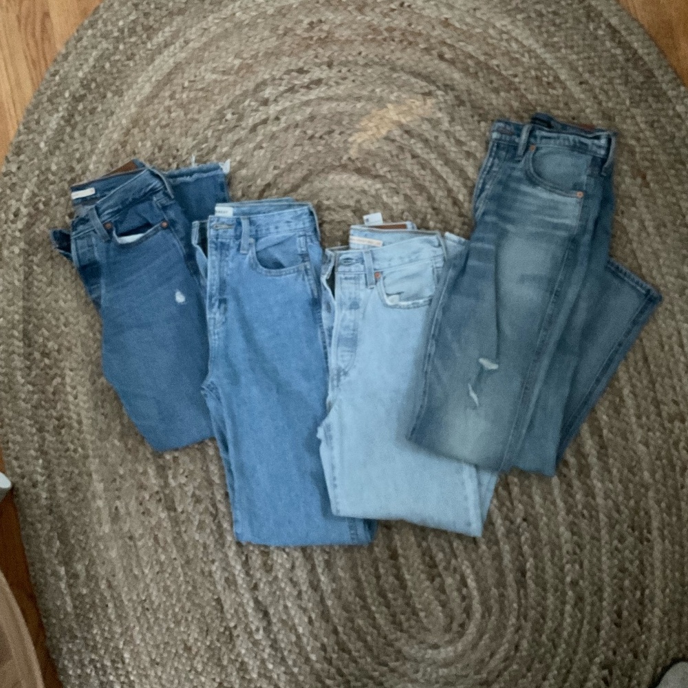 Levi's, Lucky Brand and Aritzia High-Rise Jeans Bundle